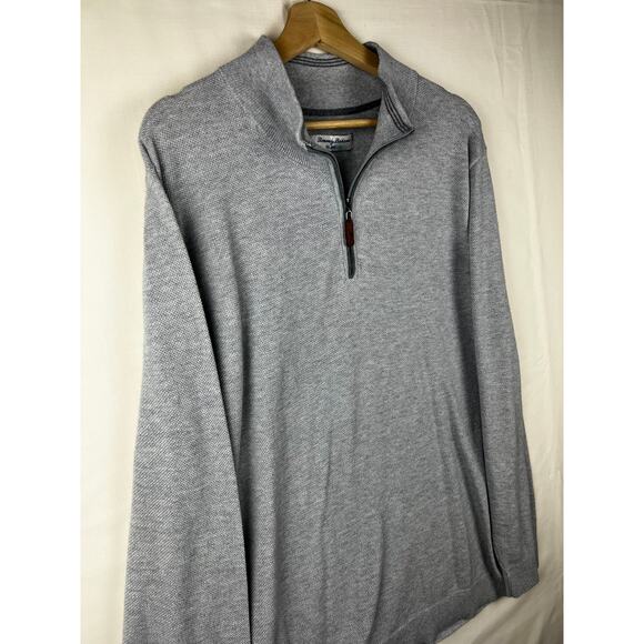 Tommy Bahama Men's Size XXL Quarter Zip Long Sleeve - Picture 3 of 13
